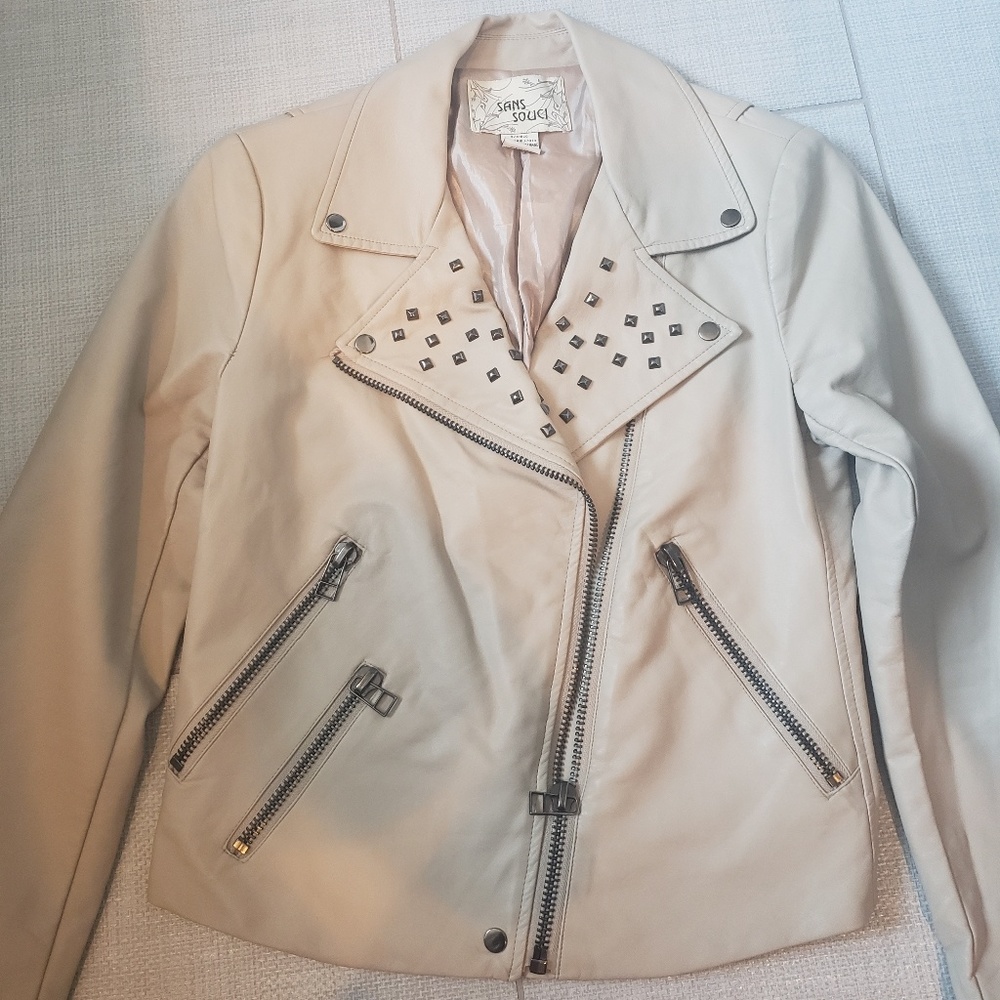 Faux Leather Jacket